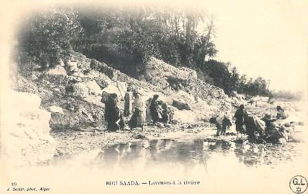 כובסות בנהר, בו-סעדה, אלג'יריה. מכון בן-צבי, באדיבות ז'ראר לוי