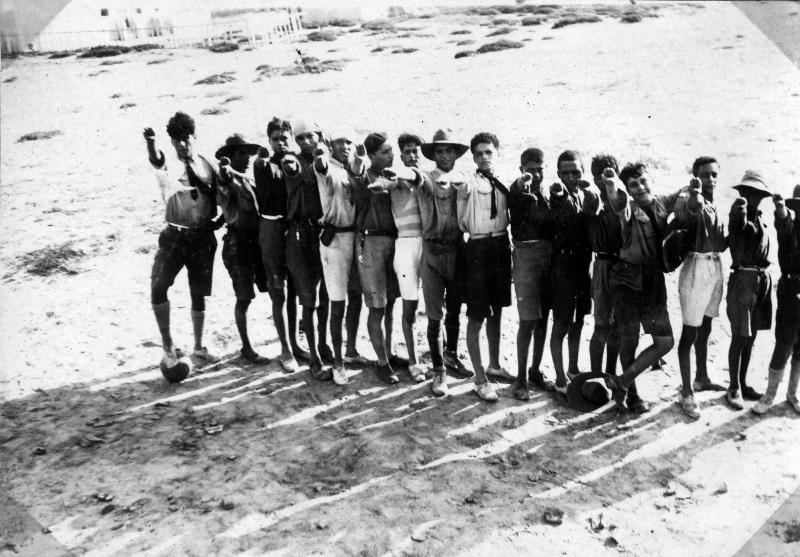 membres du mouvement de jeunesse Beitar, Afrique du Nord, années 1940