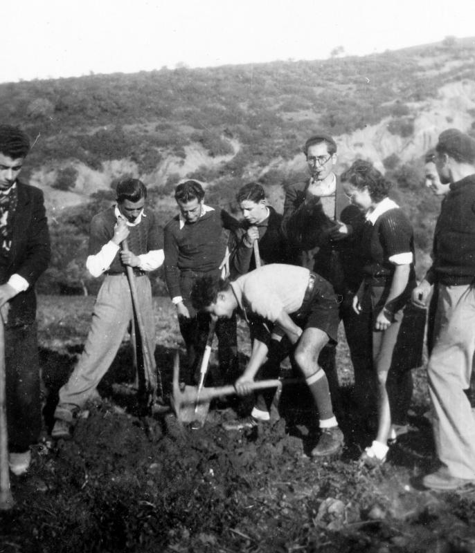 Membres du mouvement de jeunesse Beitar, Afrique du Nord, années 1940